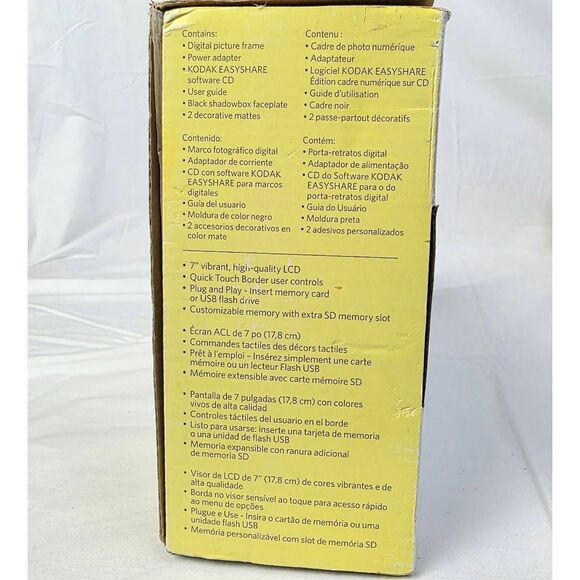 Kodak EasyShare P720 7” Digital Picture Frame Kit - Picture 4 of 5